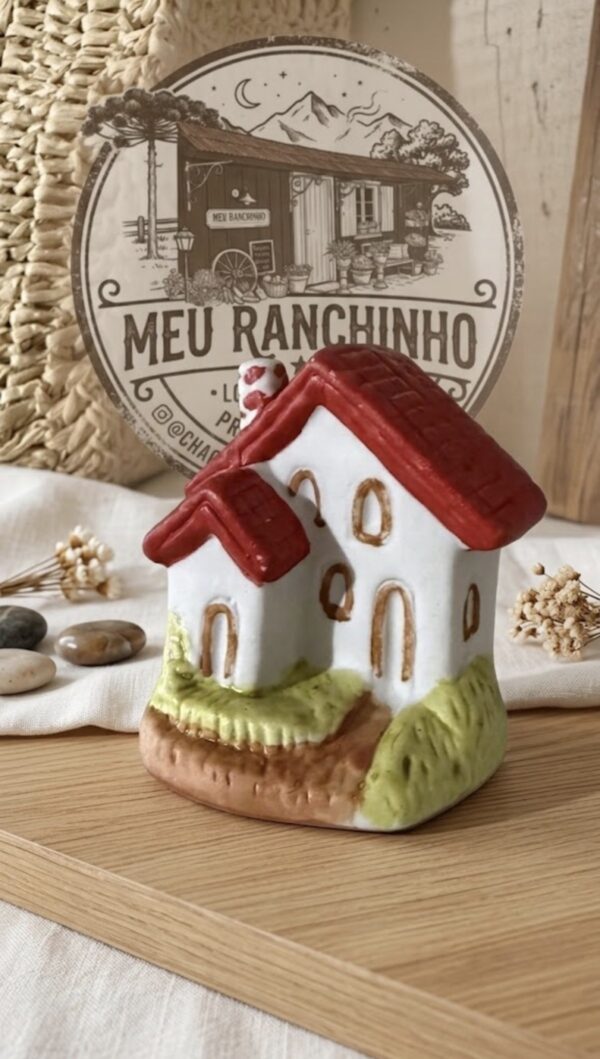 Casa Branca com Chaminé