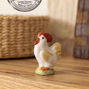 Mini Galo de Cerâmica